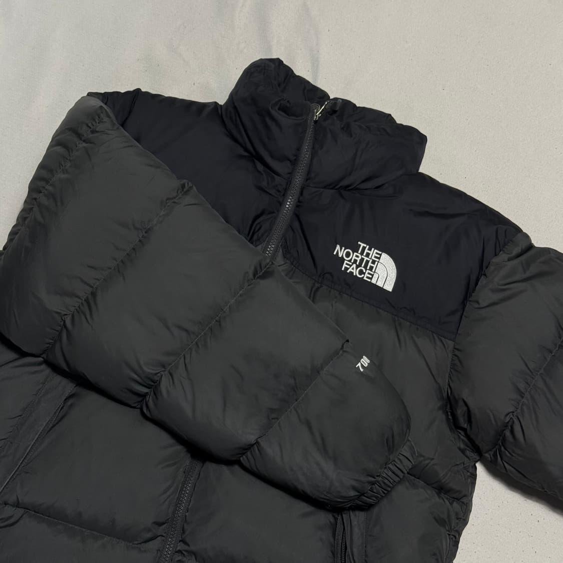 M 노스페이스 눕시 700 그레이 다운 패딩 상품이미지1