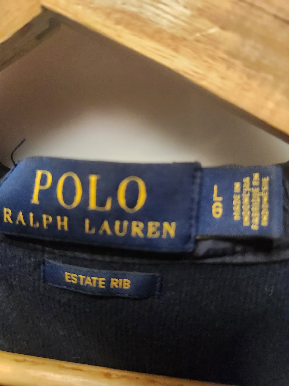 폴로 랄프로렌 네이비 나일론 후드집업 L 상품이미지3