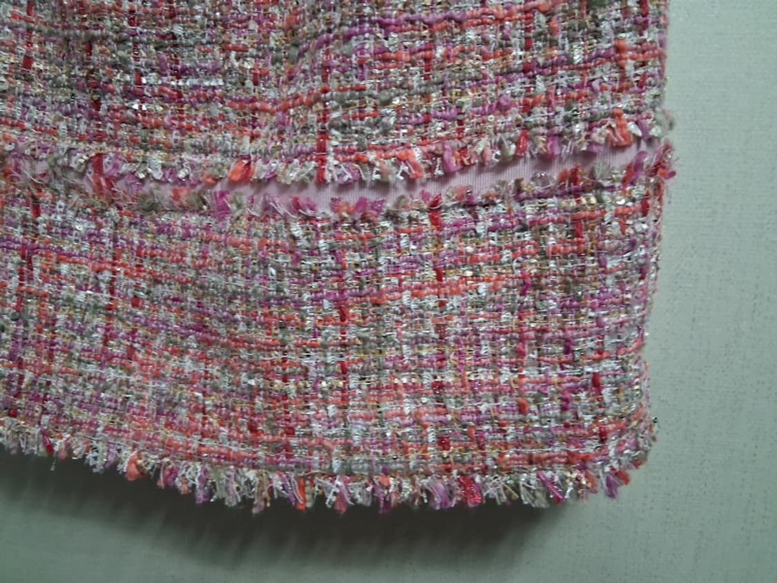 it MICHAA 잇 미샤 핑크 트위드모직 미니스커트 26 거의새거컨디션 상품이미지6