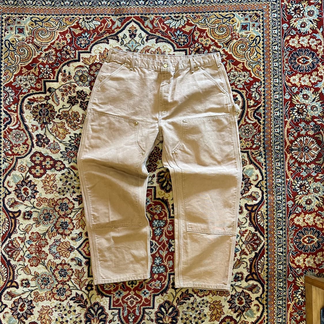 USA Carhartt B01 BRN Double Knee Pants 상품이미지1