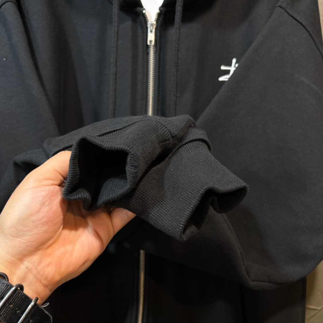 [L] STUSSY 스투시 베이직 후드 집업 상품이미지4
