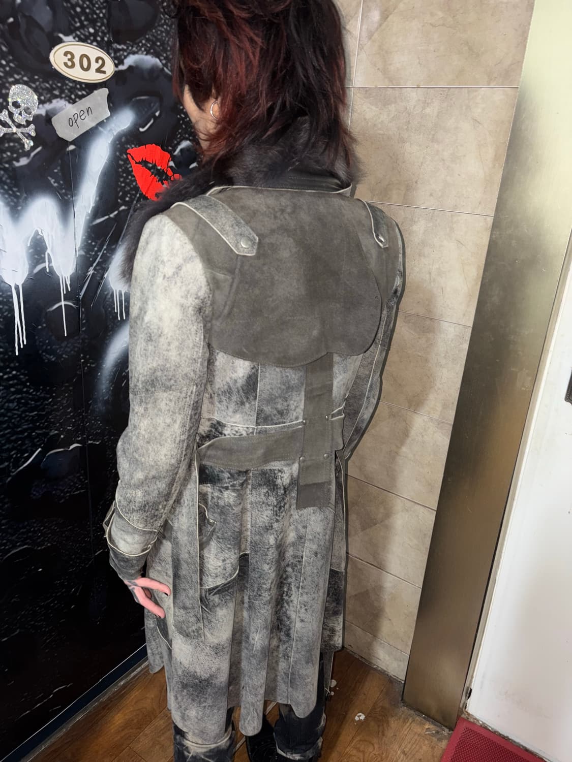 Vkei suede fur long coat 상품이미지5