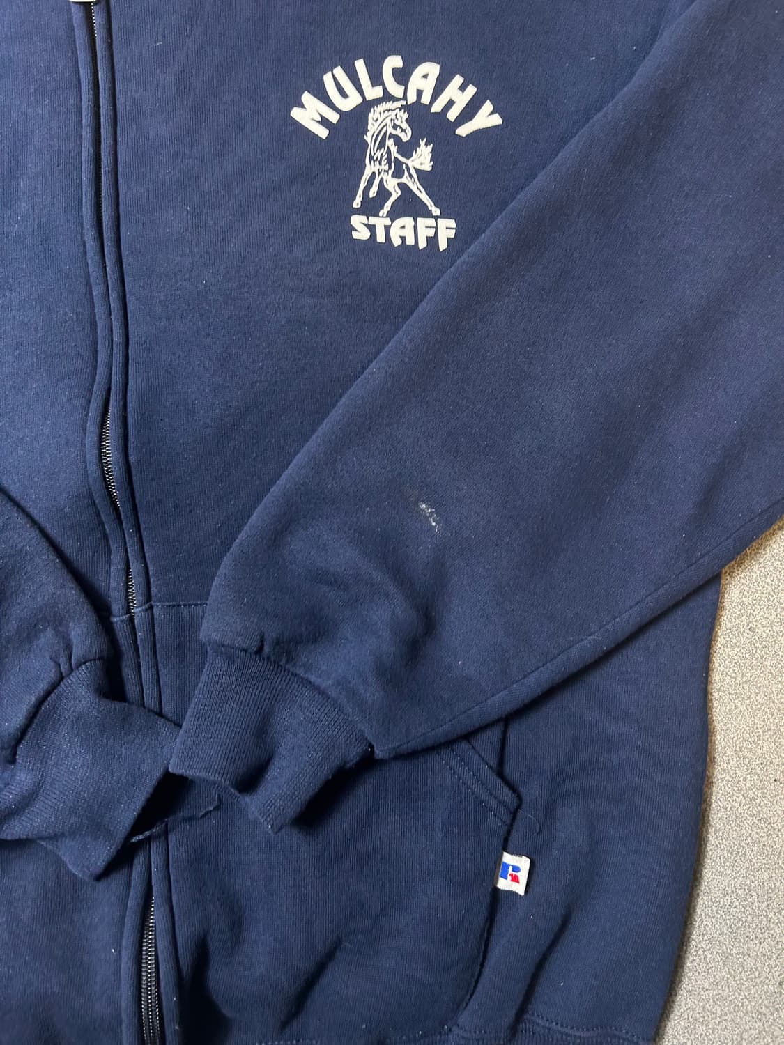 USA 90년대 추정 러셀 애슬레틱 후드집업 판매 상품이미지3