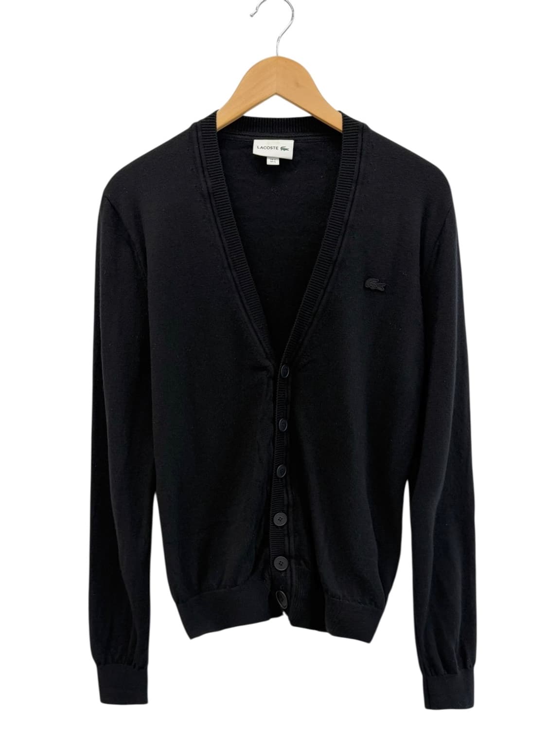 라코스테 울 가디건 블랙 (S)  상품이미지1