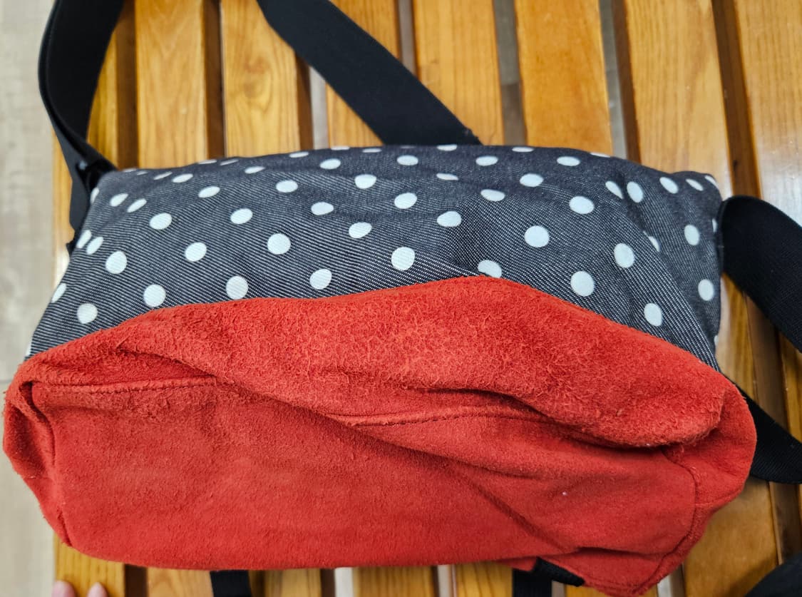 콜맨 도트 땡땡이무늬 매신져백 크로스백/coleman 빈티지 상품이미지10