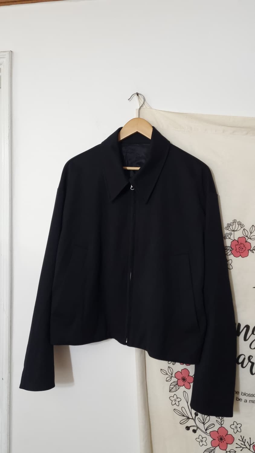 한섬 MUILL울혼방 집 숏 자켓 L 상품이미지2