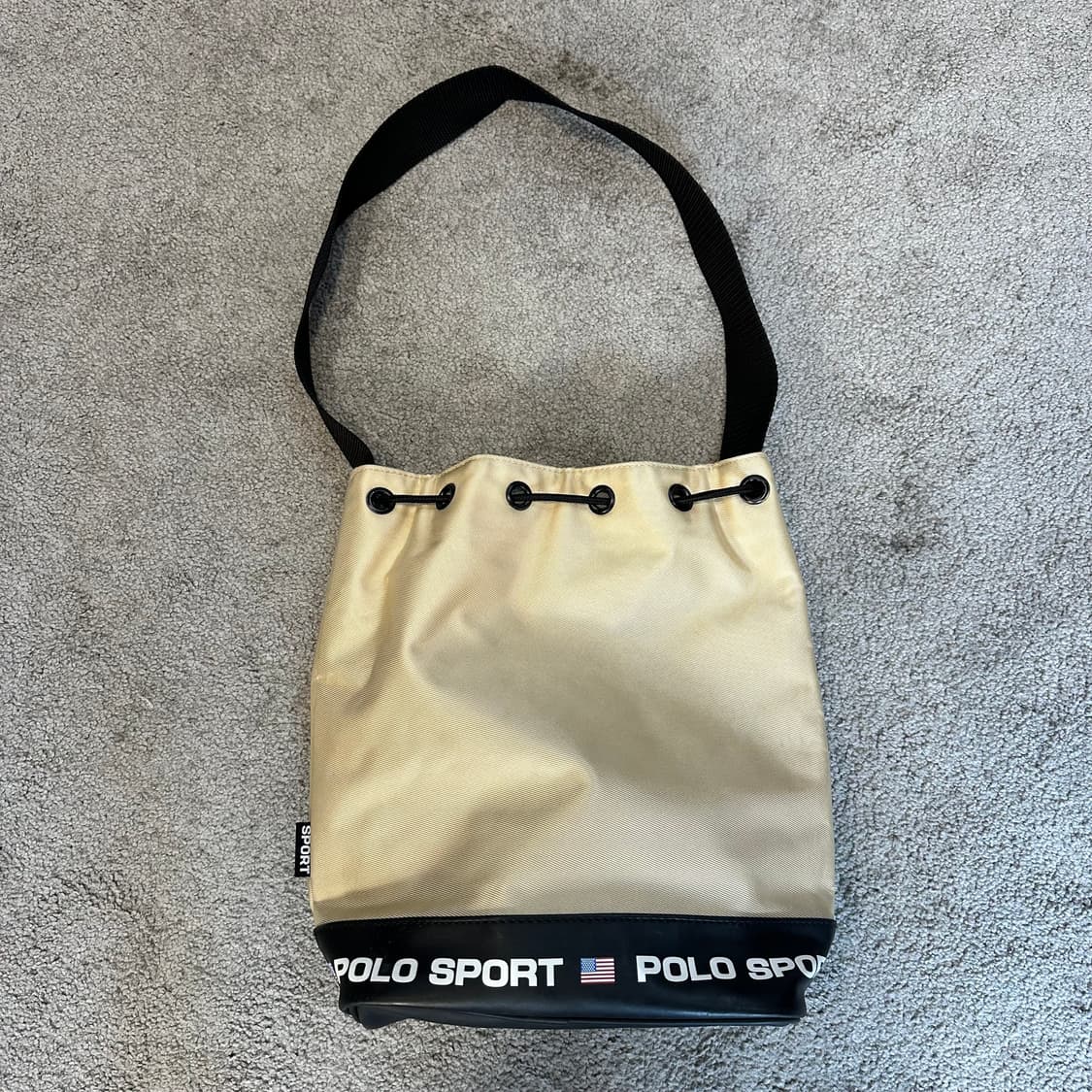 폴로 90s 빈티지 폴로 스포츠 나일론 버킷백F 상품이미지5