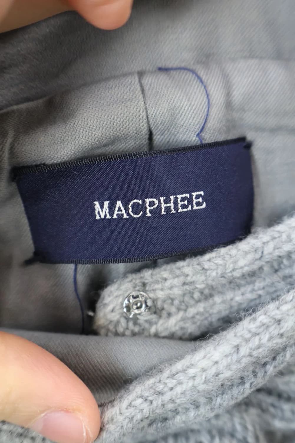 MACPHEE Wool Knit Cardigan Coat 상품이미지5