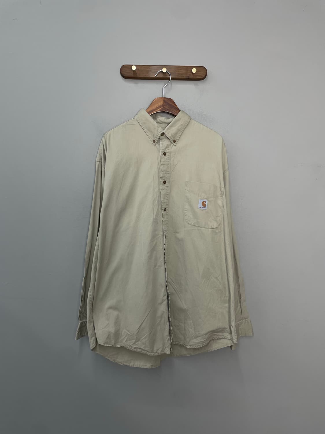 칼하트 아이보리 셔츠 H2300 상품이미지2