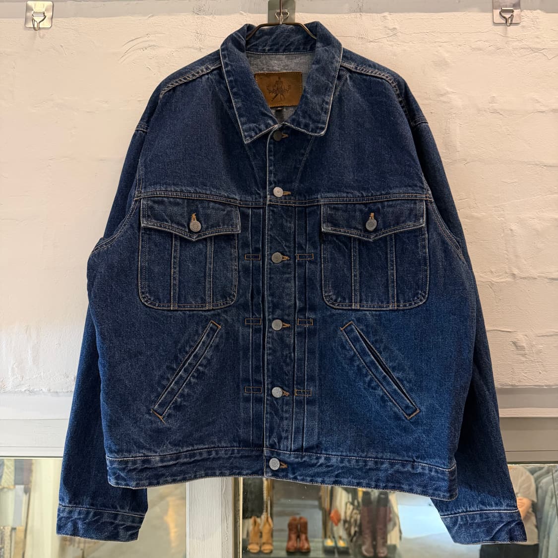 Elvis Presley 청 데님 트러커 자켓 XL 상품이미지1