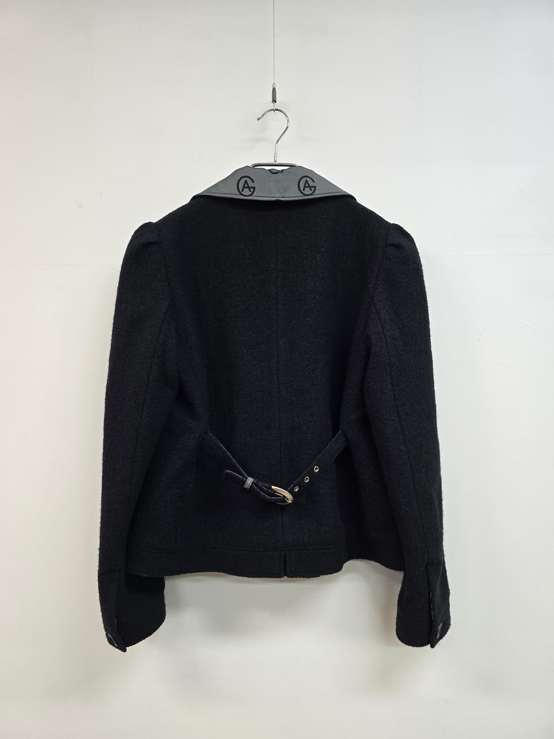 아르마니 꼴레지오니 로고 라나울100% 자켓 상품이미지7