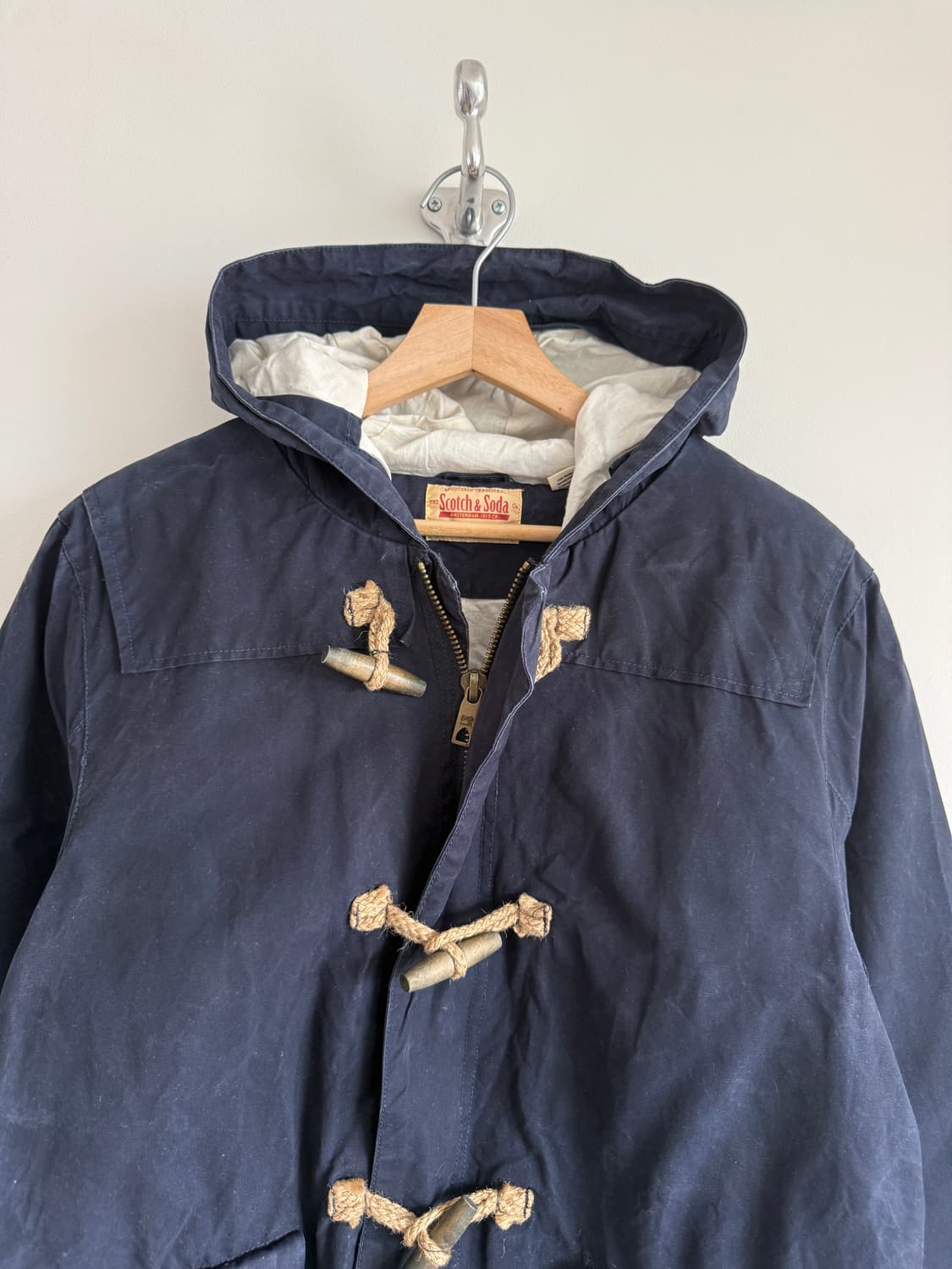 스카치 앤 소다(SCOTH & SODA) 코튼 더플 코트(네이비) 상품이미지2