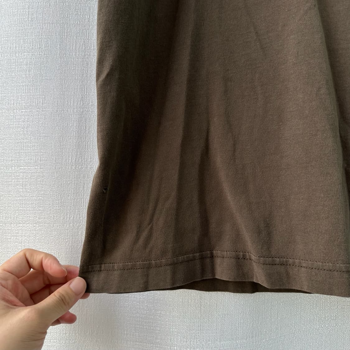 Y-3 아디다스 x 요지야마모토 로고 반팔 티셔츠 브라운 S 상품이미지3