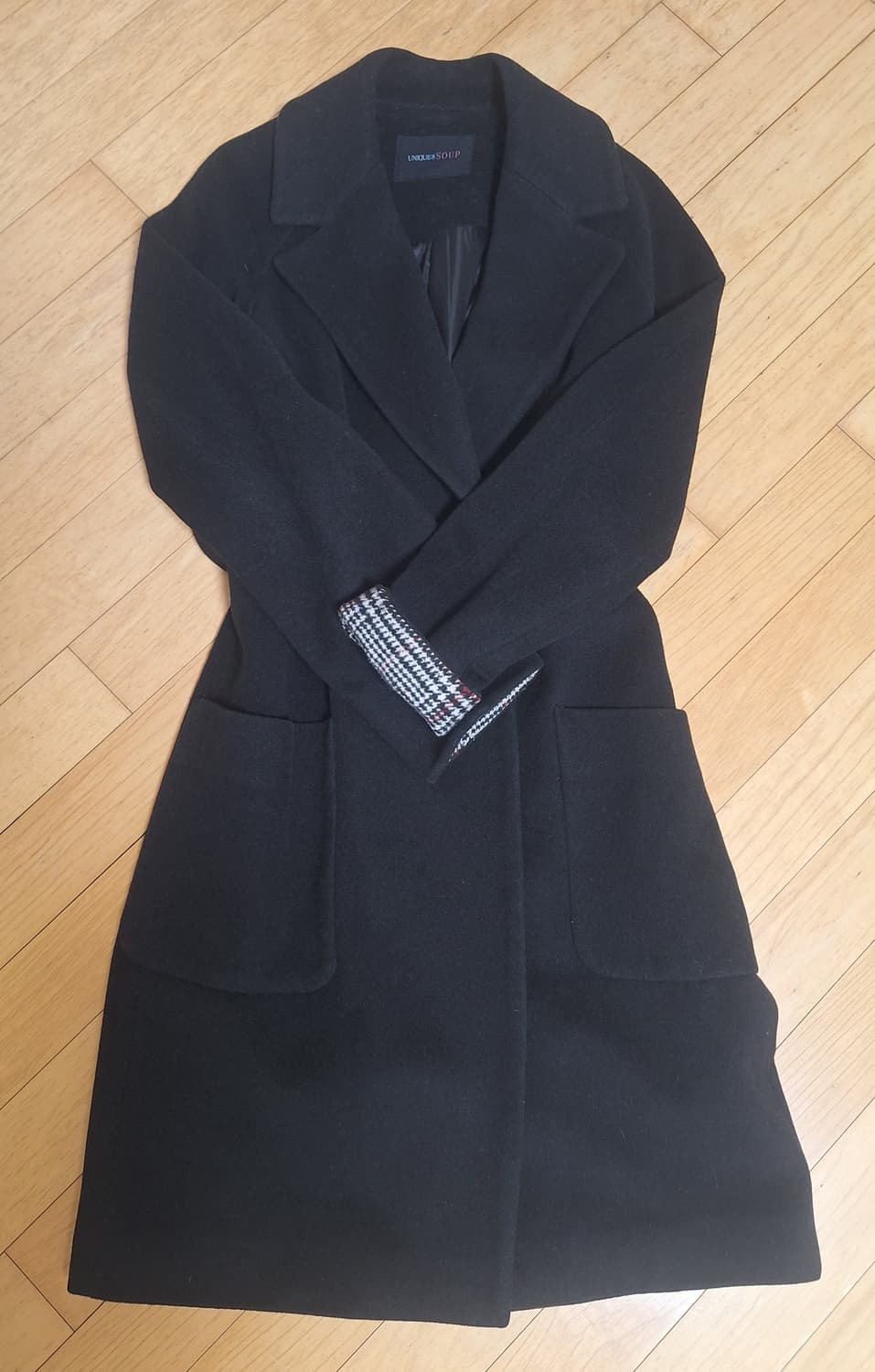 Soup 블랙 퍼 코트 (리즈리사깔) 상품이미지1
