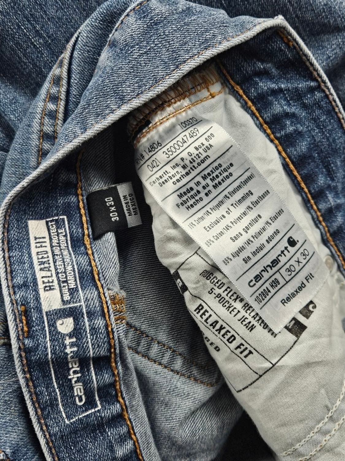 칼하트 데님 워크 팬츠 ( 30 X 30 ) / 10906 상품이미지7