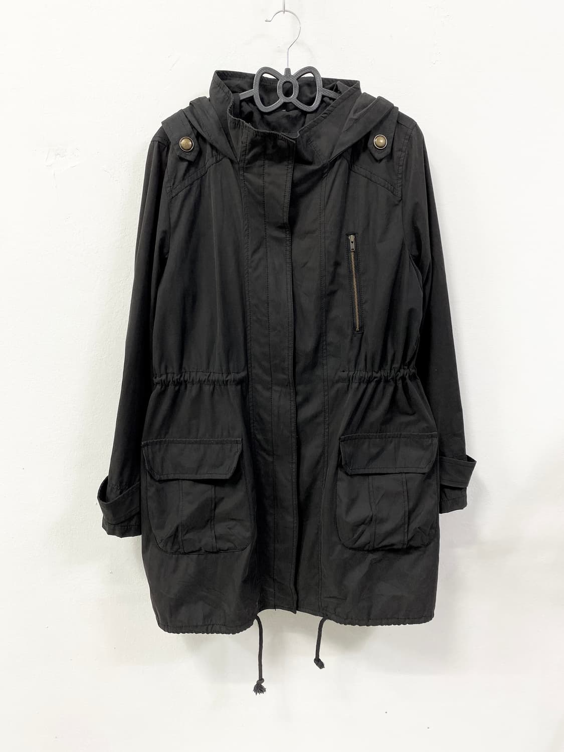 오네갸루 펑크 y2k 블랙 야상 자켓 상품이미지4