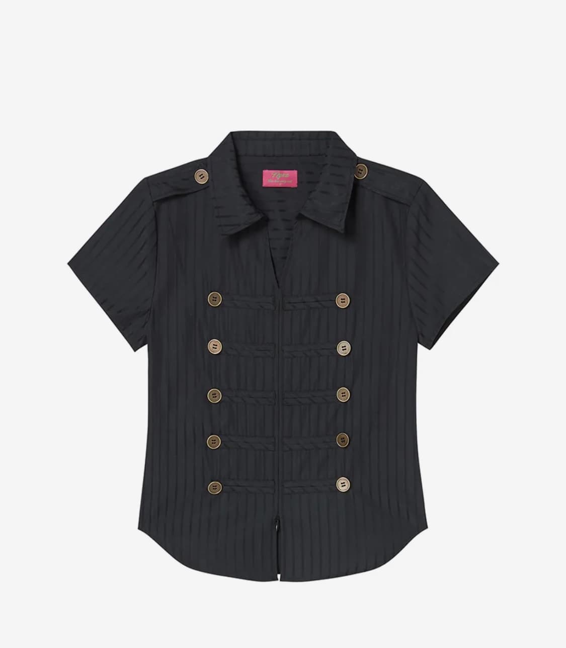 엔와이엑스엑스 NAPOLEON SHIRT BLACK 나폴레옹 반팔 상품이미지1