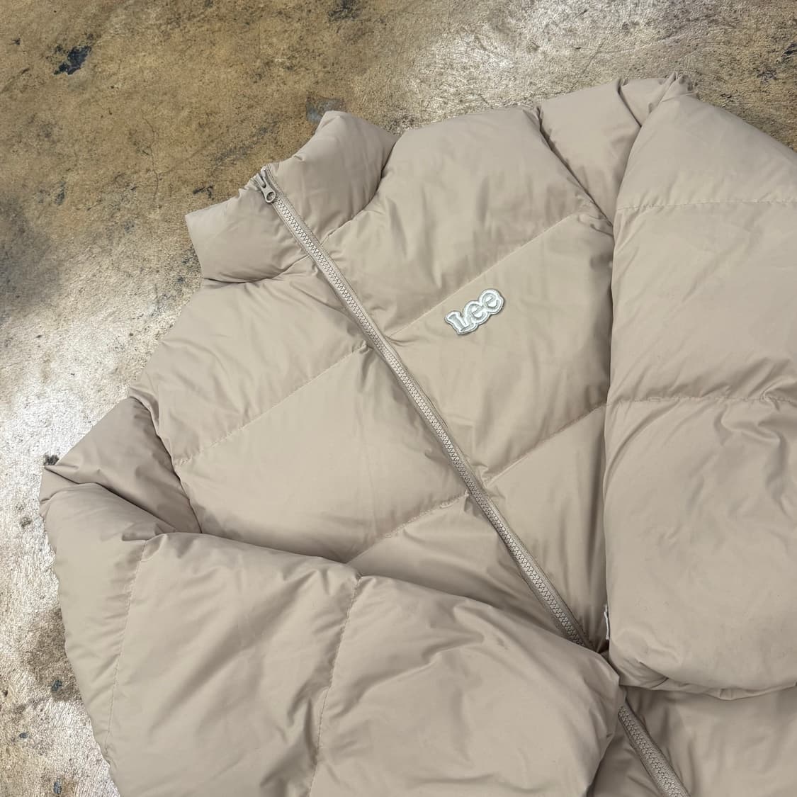 리 베이지 패딩 상품이미지1