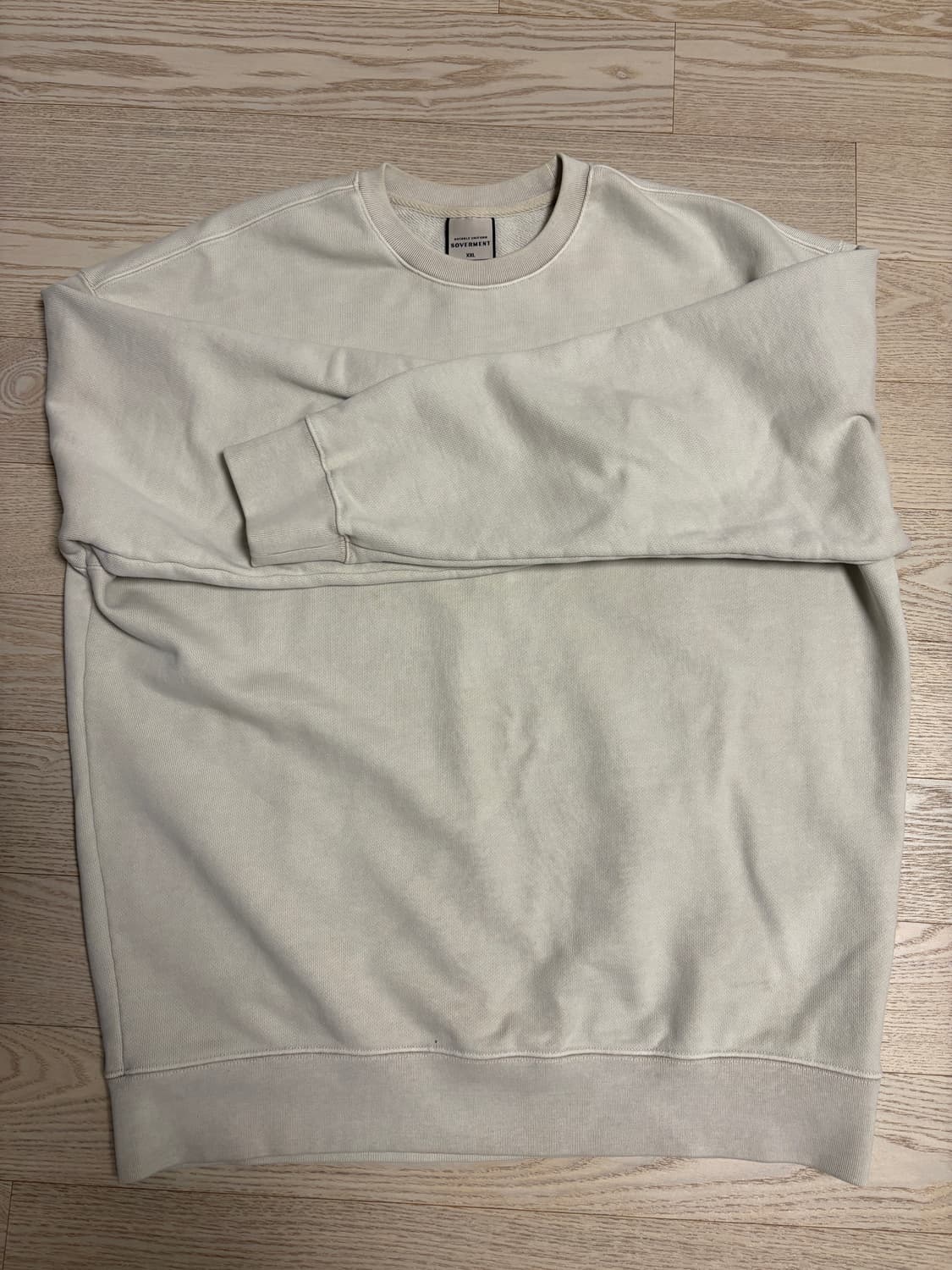 소버먼트 950G 솔리드 맨투맨 스웻 XXL 상품이미지1