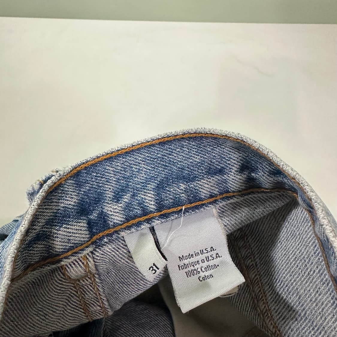 31 M 켈빈클라인 CK 레귤러핏 헤비데님 데님팬츠 상품이미지5