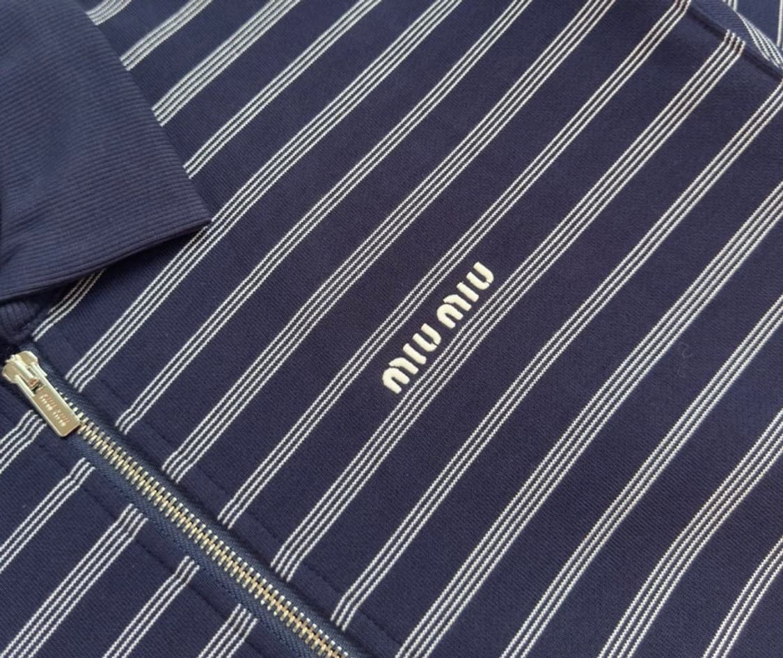 미우미우 스트라이프 폴로 셔츠  상품이미지5