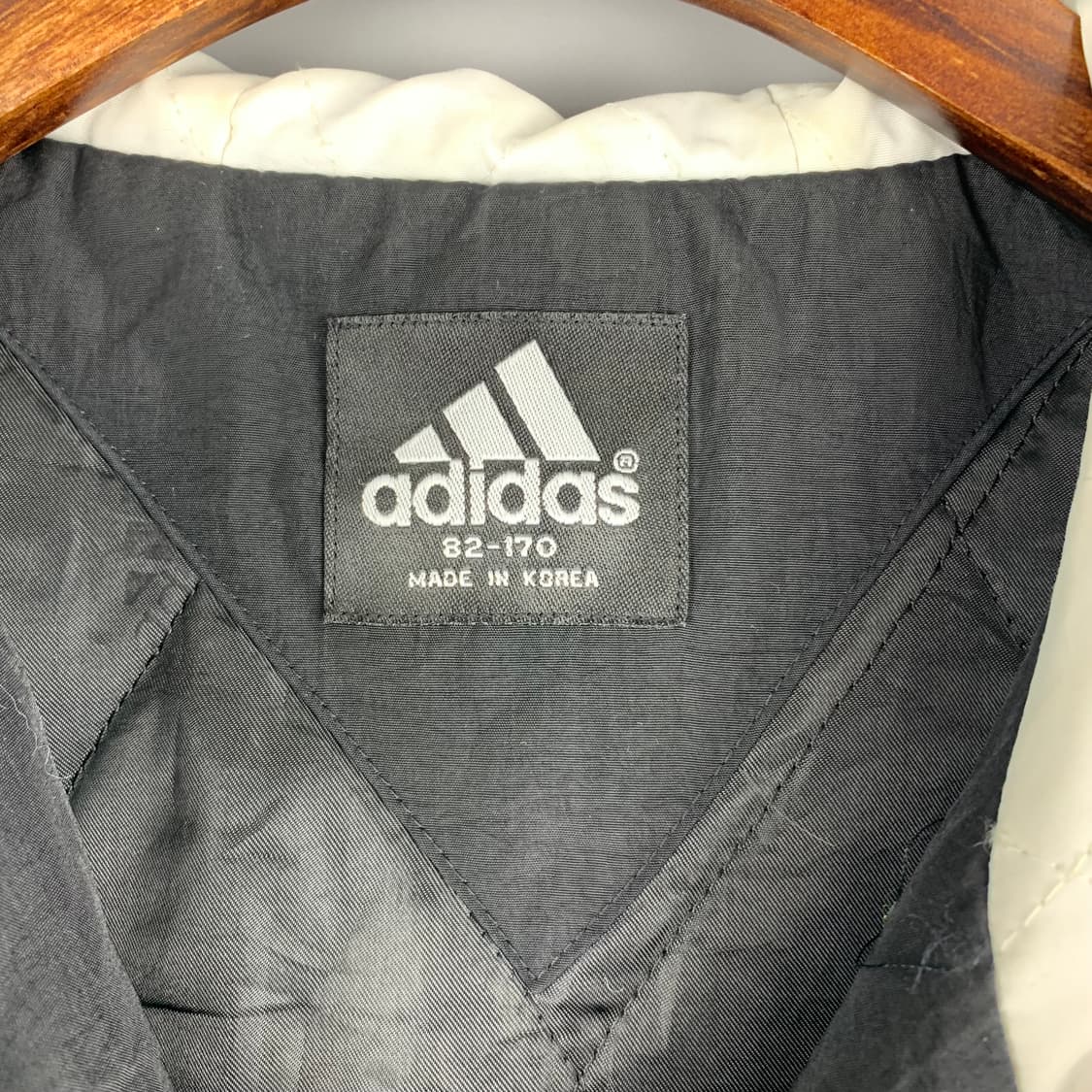 00s 아디다스 블랙 올드스쿨 바람막이 점퍼 상품이미지8