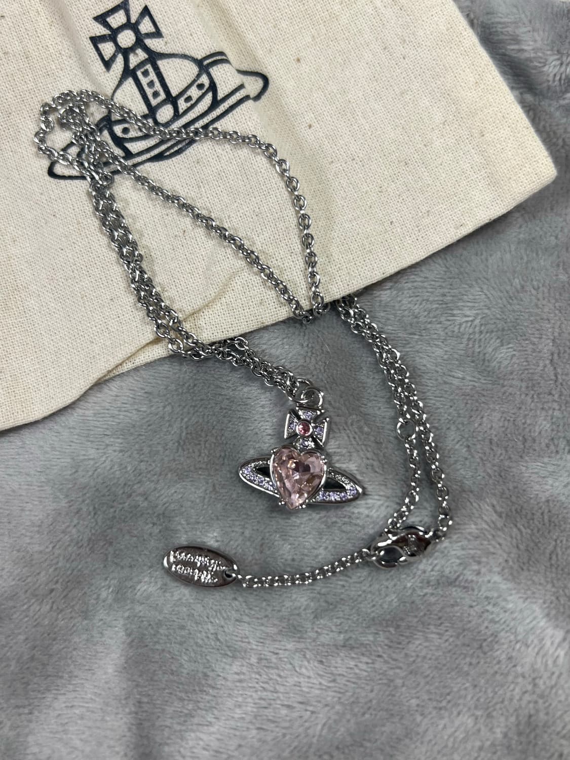 비비안웨스트우드 아리엘라 핑크 목걸이 상품이미지9