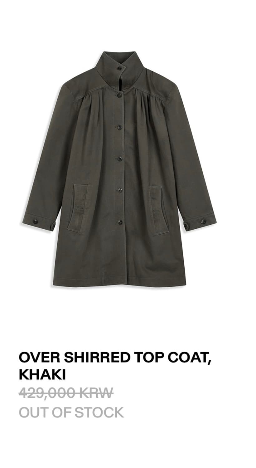 오픈와이와이 open yy 아우터 트렌치코트 자켓 상품이미지3
