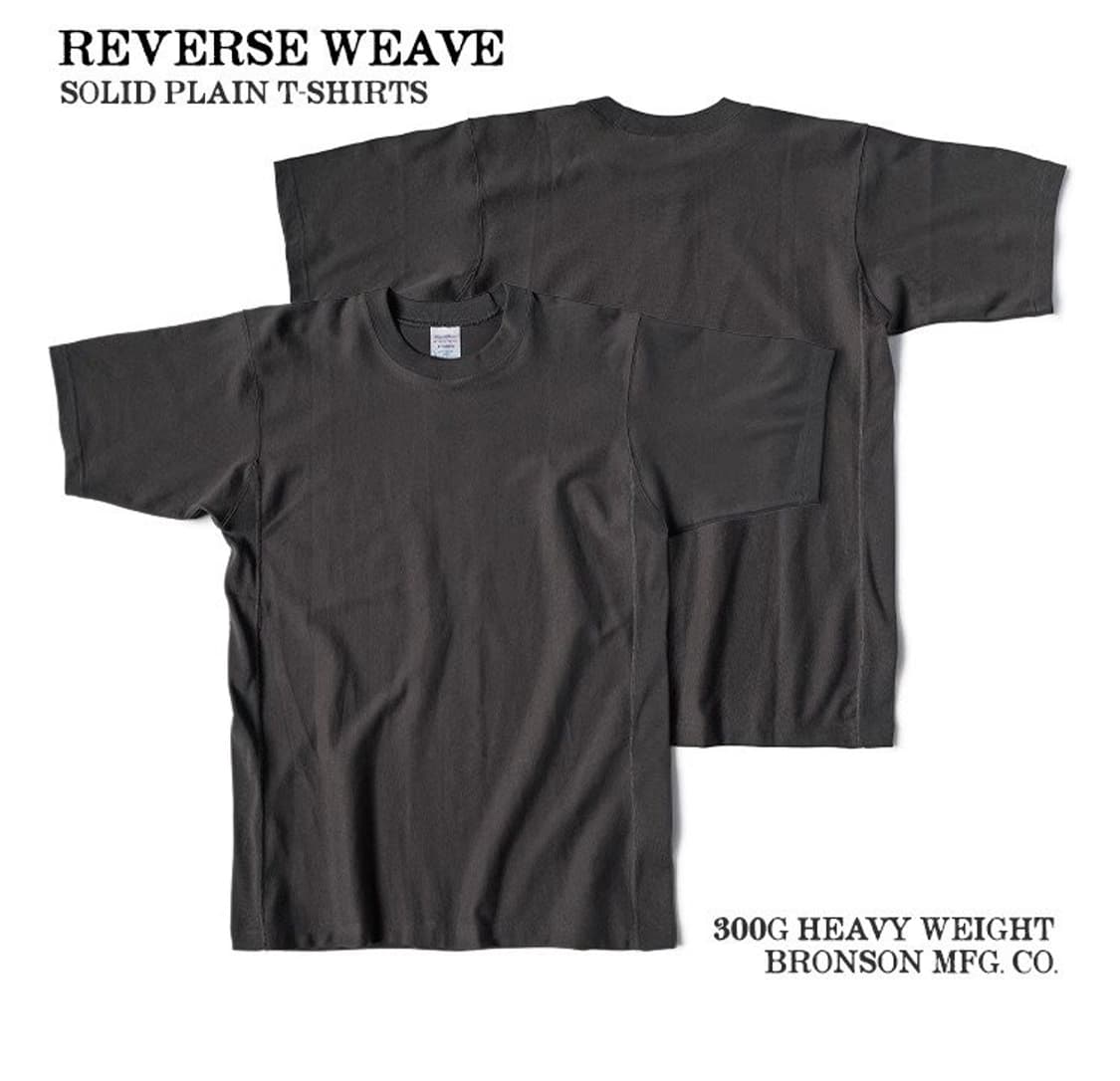 [새상품] 브론슨 리버스위브 티셔츠 상품이미지1