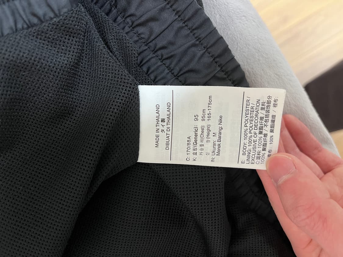 옷장정리) 나이키 바람막이 95사이즈 상품이미지2