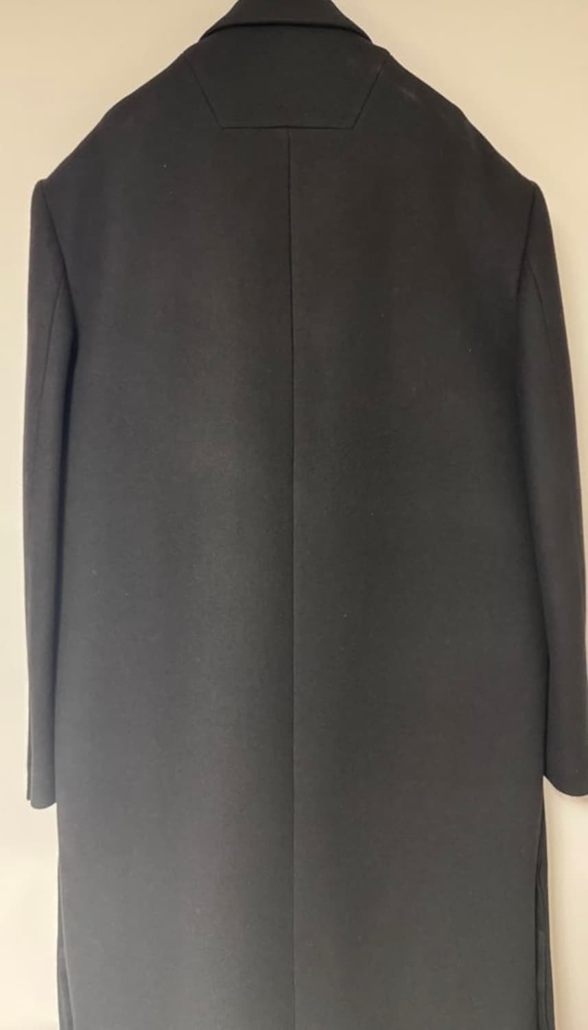 준지 /23fw 펠트 울 저지 후드 디테처블 더블 오버핏 롱코트 /52  상품이미지4