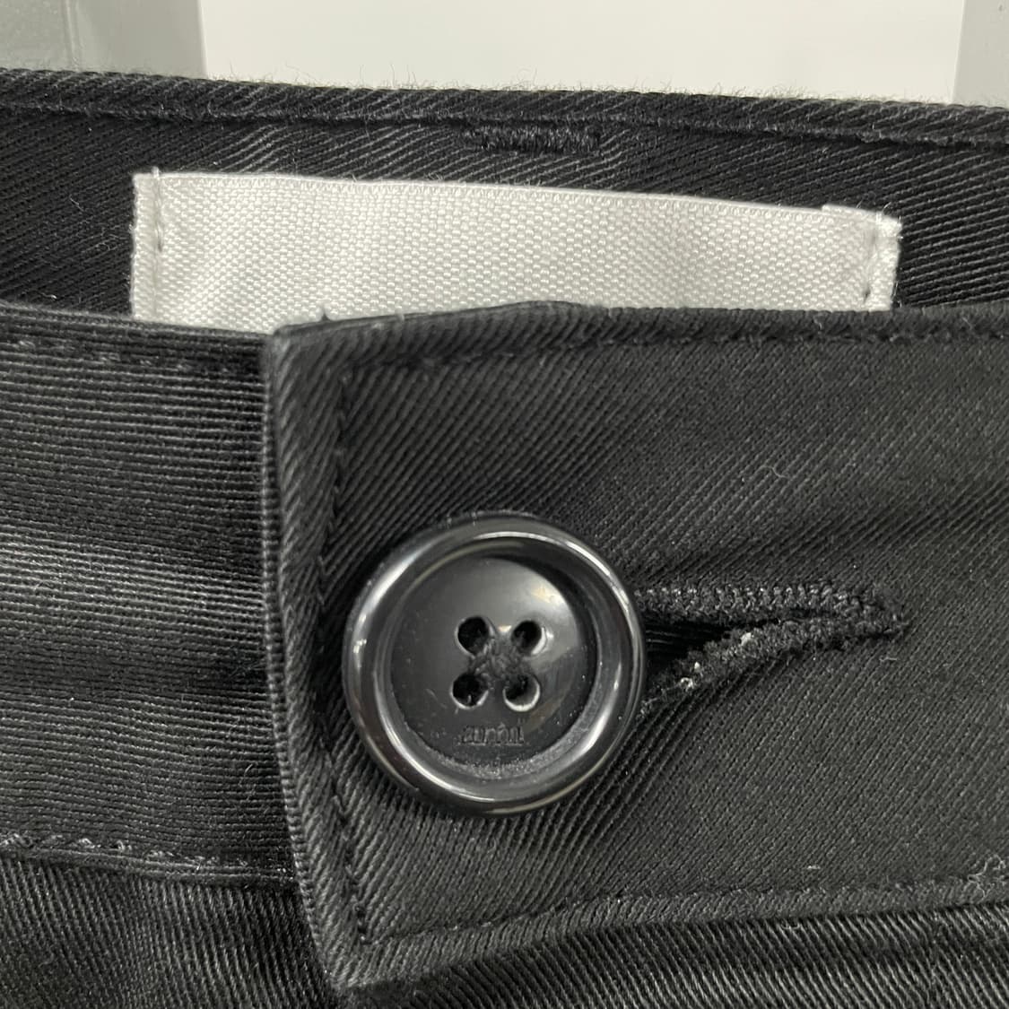 AMI 아미 블랙 팬츠 S 상품이미지4