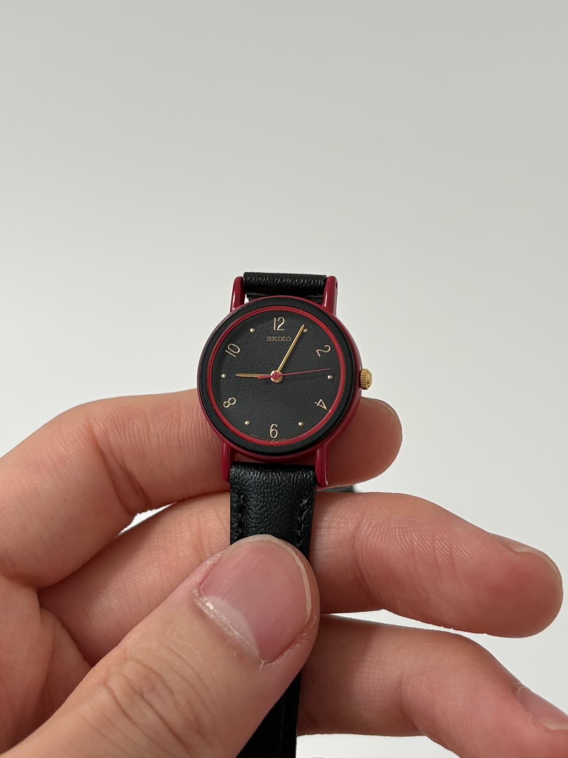 80s black dial ladies quartz (deadstock) 상품이미지2