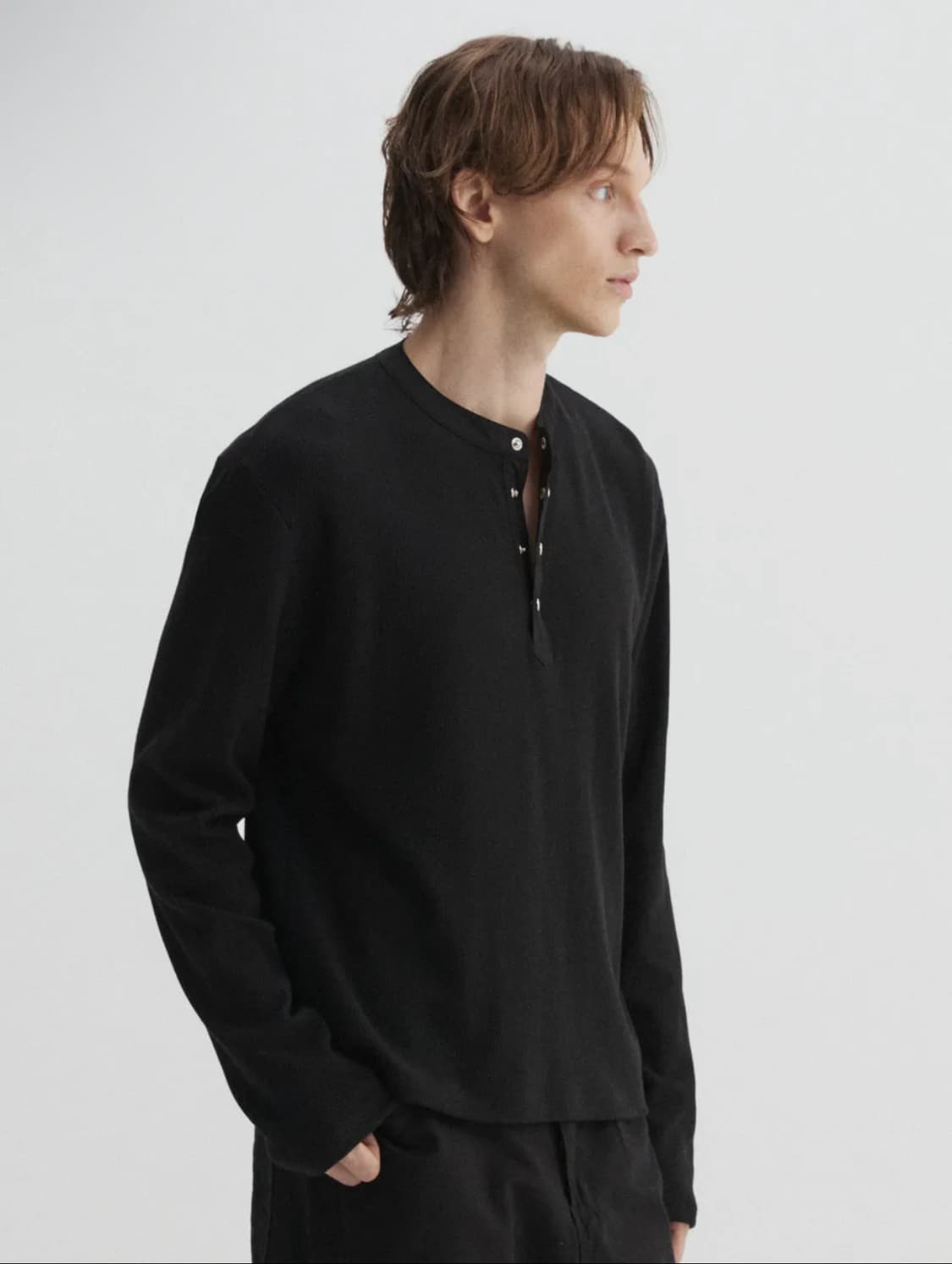 [3] 르마드 워시드 헨리넥 롱 슬리브 티 상품이미지2