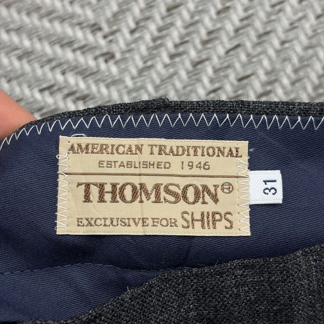 THOMSON 울 슬랙스 v4085 상품이미지7