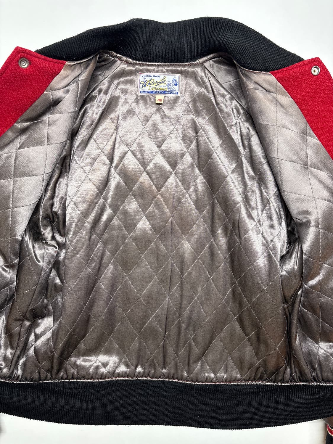 00's 화이츠빌 바시티 레터맨 자켓 상품이미지3