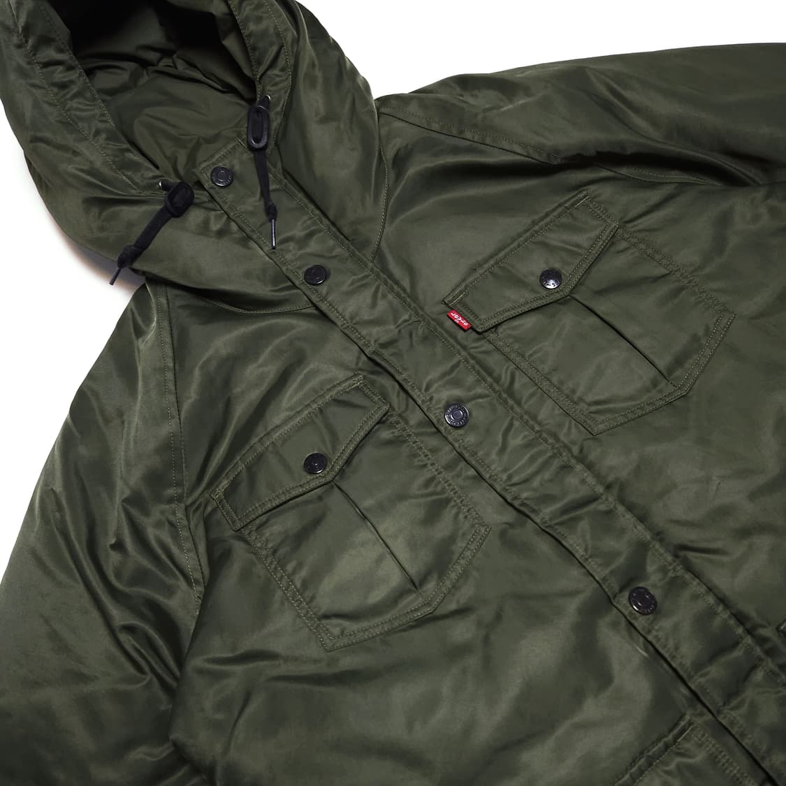 리바이스 Levis 덕다운 필드 파카 패딩 카키 상품이미지5