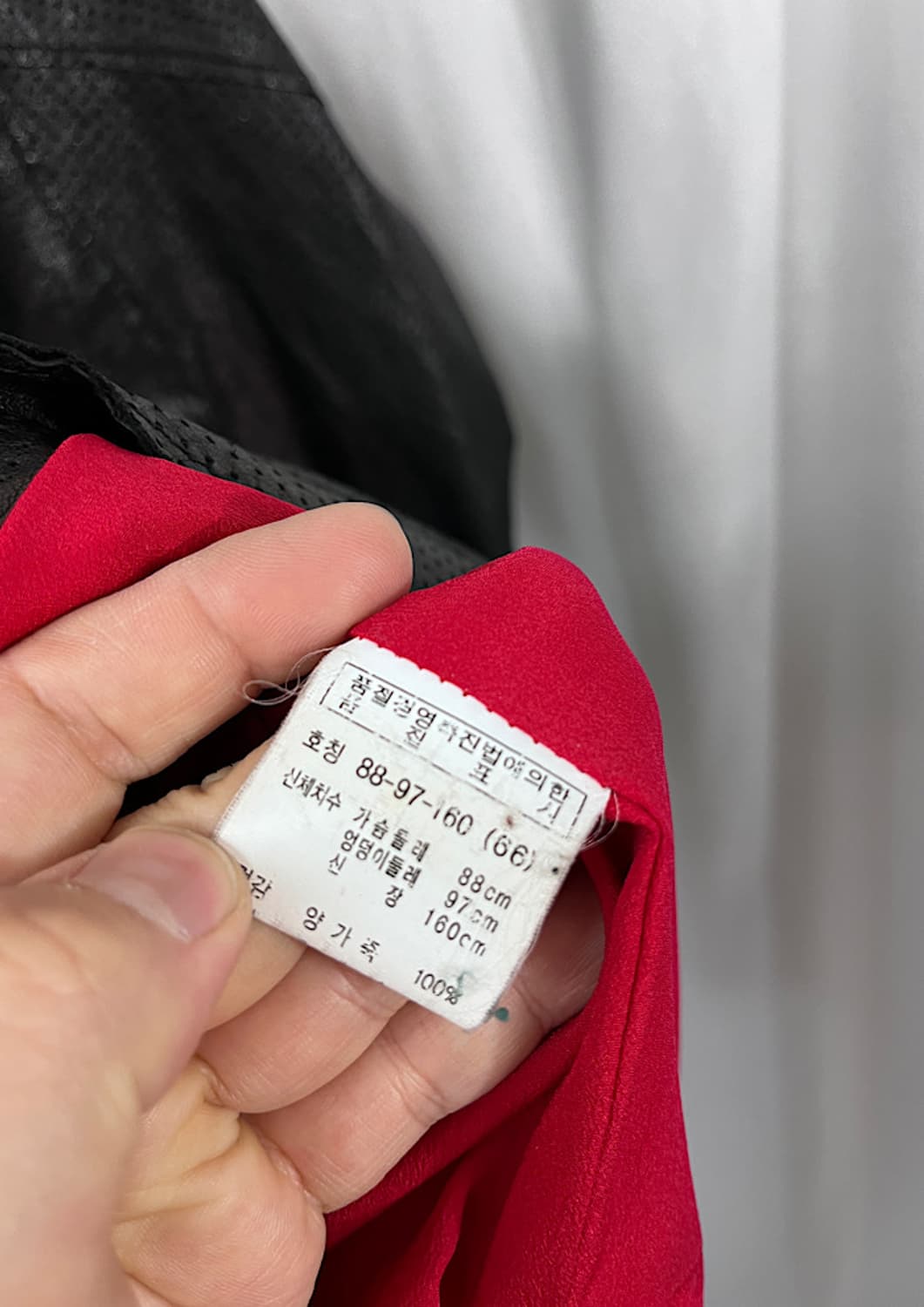 vintage sheep leather jacket  상품이미지5