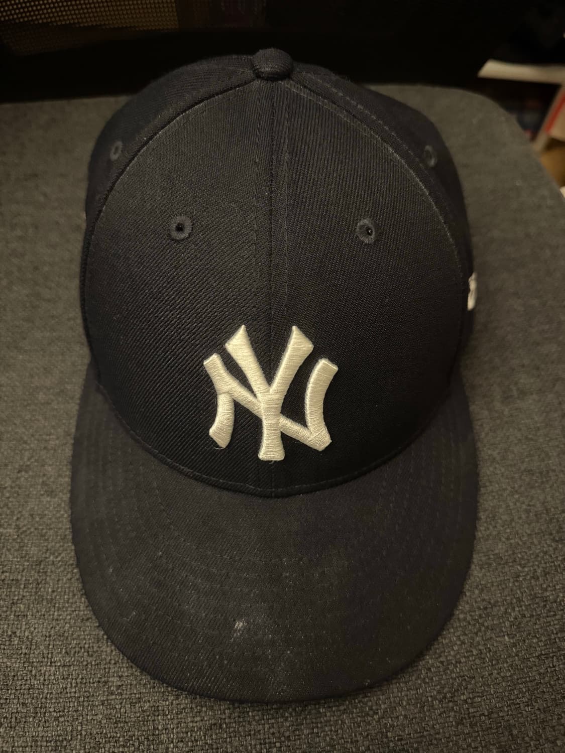 뉴에라 뉴욕 양키스 59FIFTY 로우프로파일 7 1/2 네이비 상품이미지1