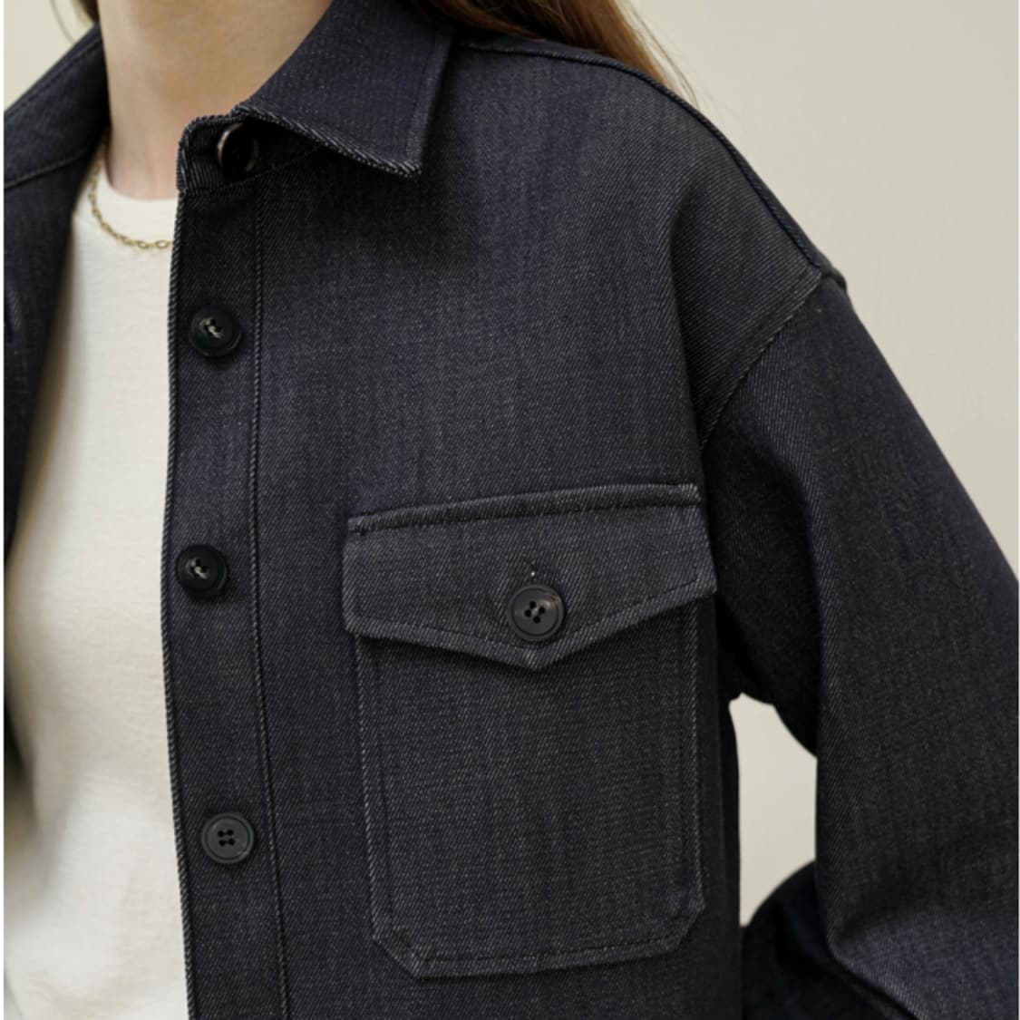 유메르(UMER) 제이든 데님자켓 프리사이즈 상품이미지4