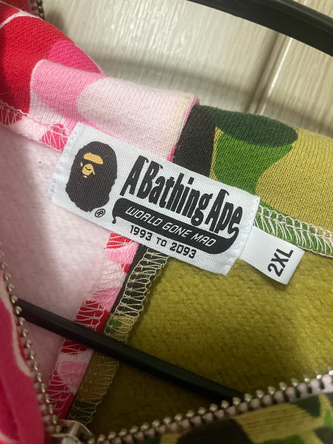 Bape ABC카모 샤크후드집업 상품이미지3