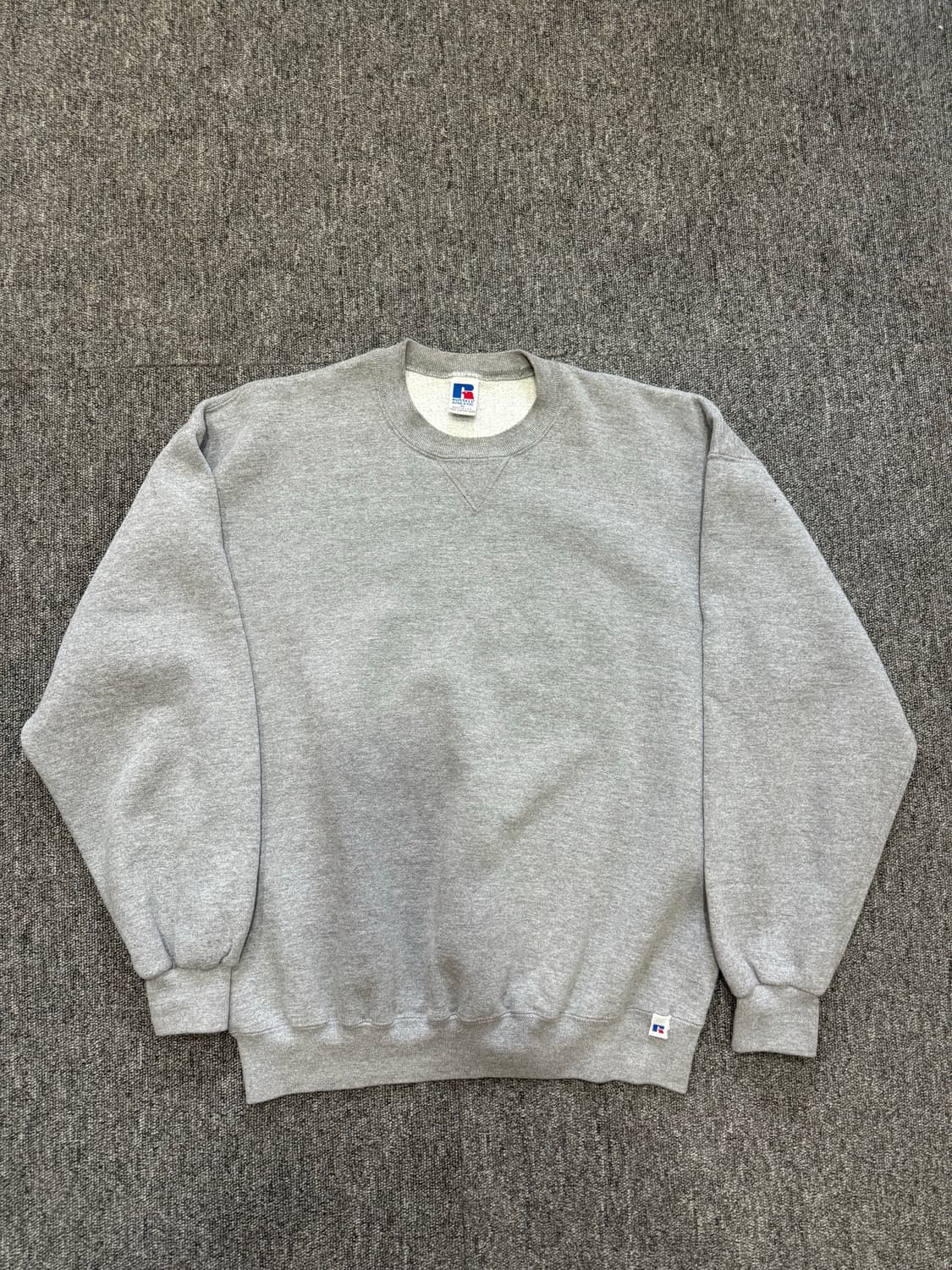 90s USA 러셀 그레이 스웻 XL 상품이미지2