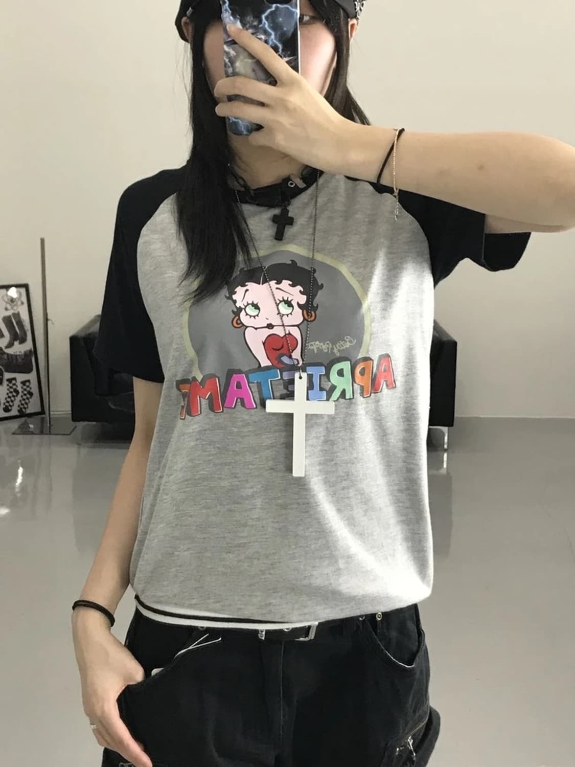 베티붑 프린팅 반팔 상품이미지2