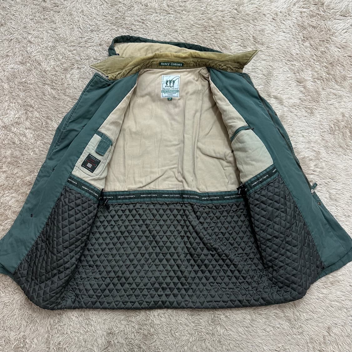 헨리코튼 오리지널 클래식 퀼팅 야상자켓 상품이미지4