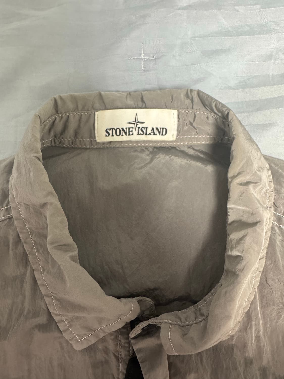 [XXL] 18ss 스톤아일랜드 나일론메탈 셔츠 라벤더 상품이미지2