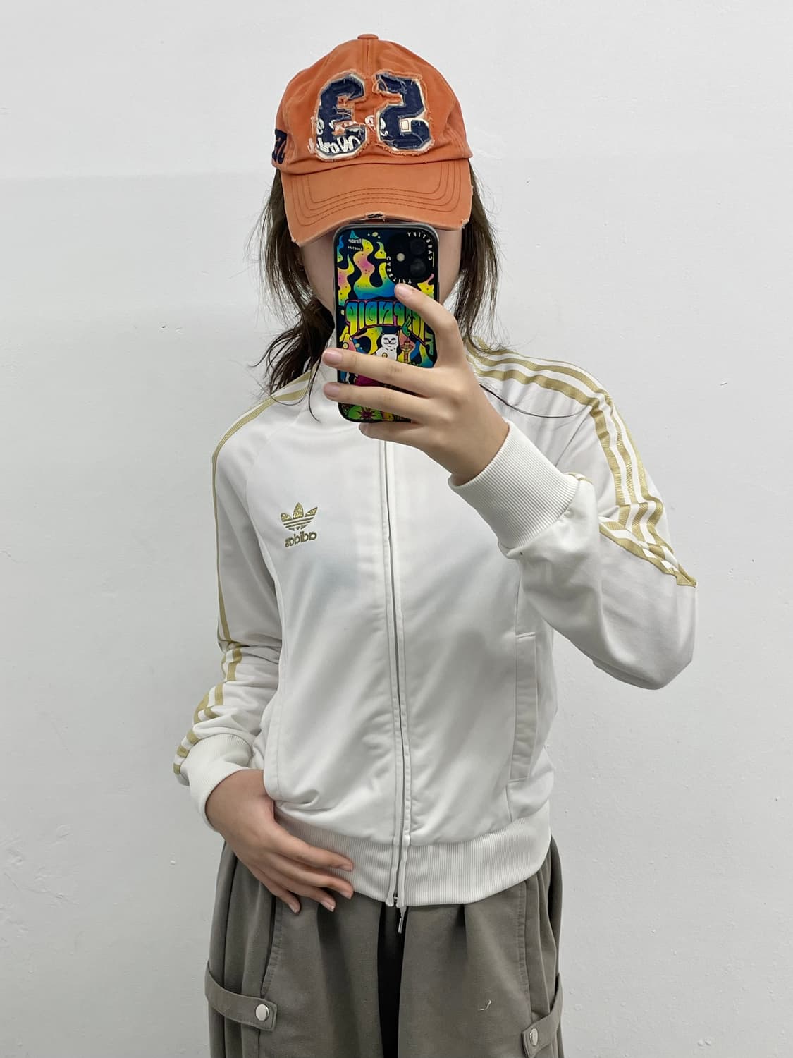 아디다스 흰금 파이어버드 져지 상품이미지2