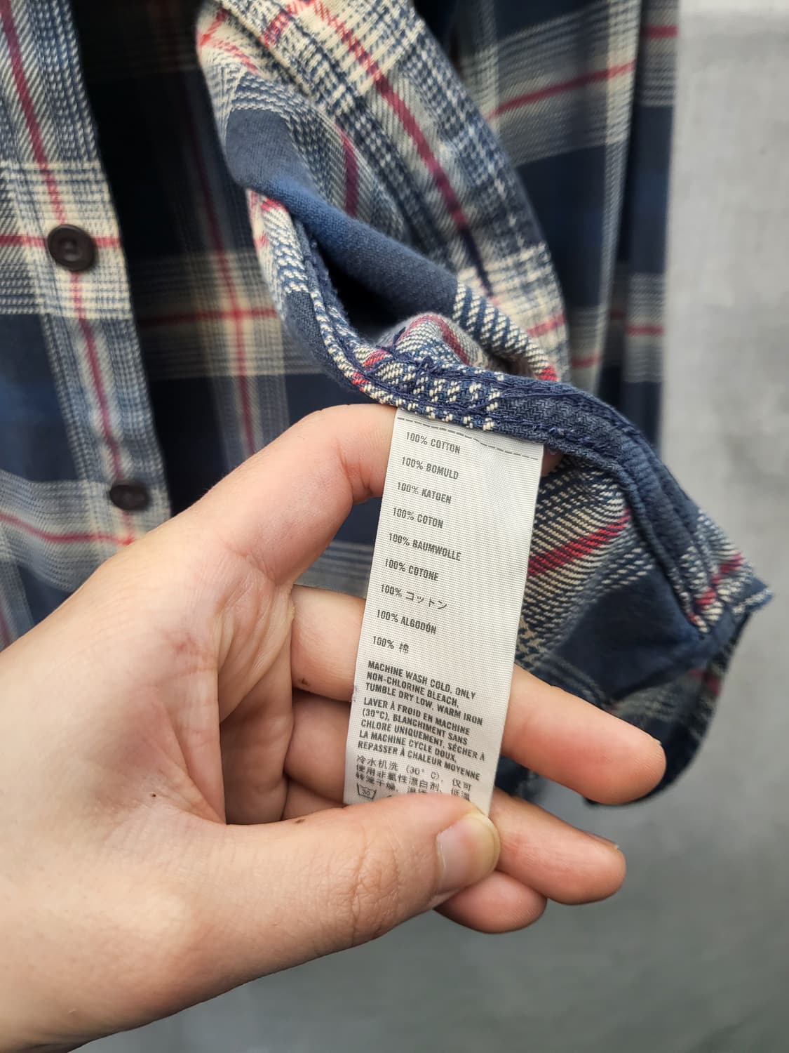 홀리스터 남방 체크 셔츠 상품이미지4