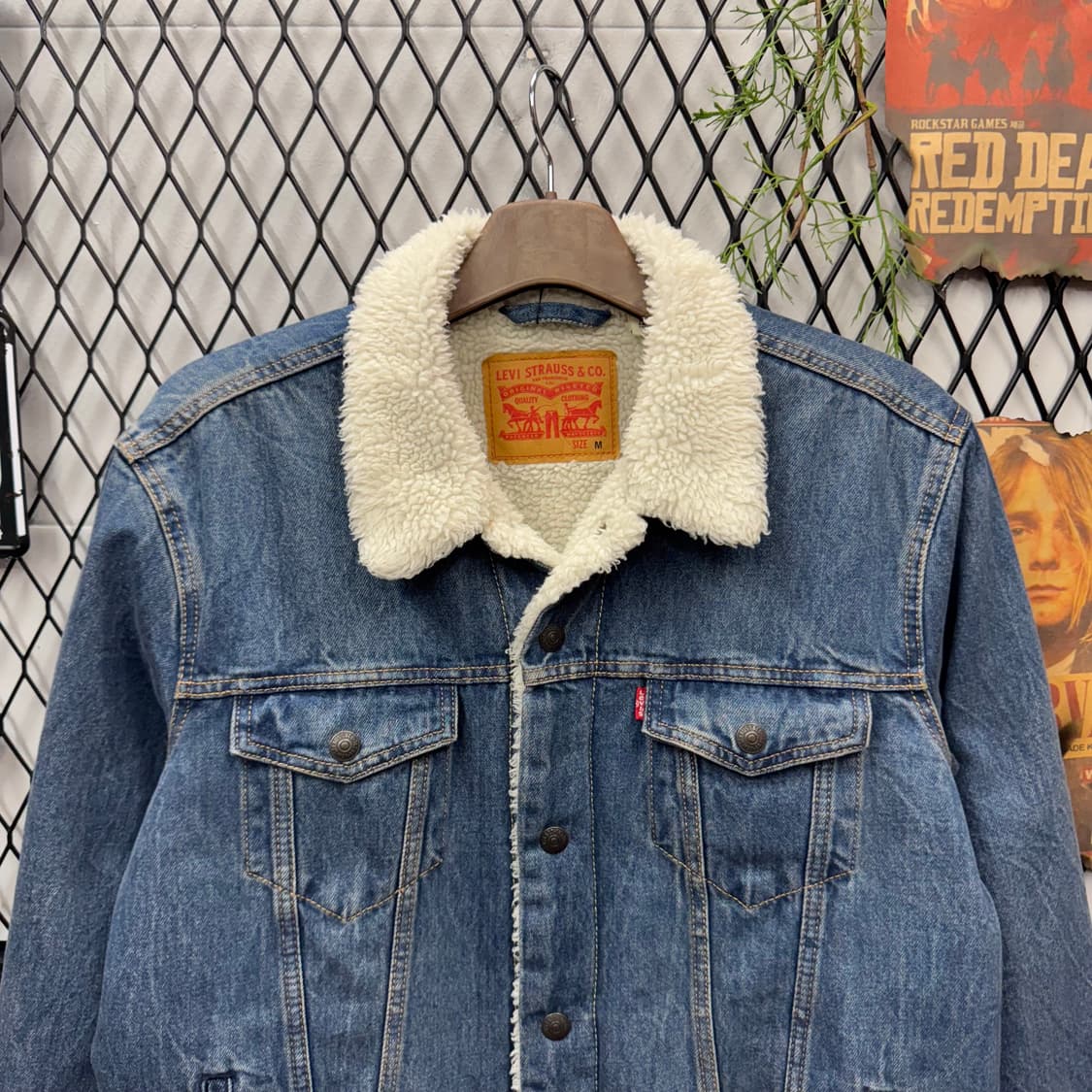 리바이스 타입 3 쉐르파 진청 데님 트러커 자켓 상품이미지3