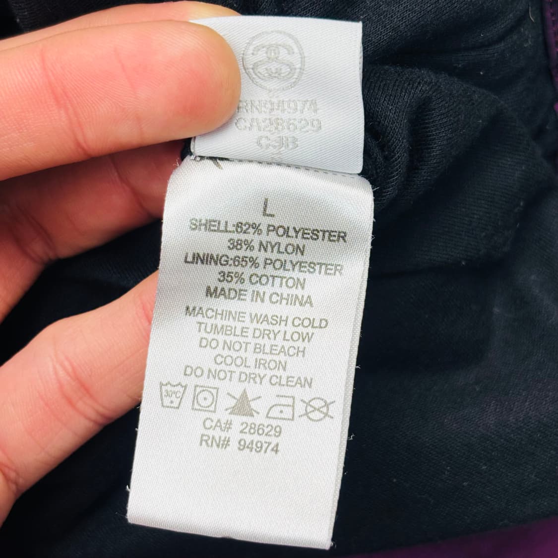 스투시 퍼플 나일론 코치자켓 L 상품이미지9