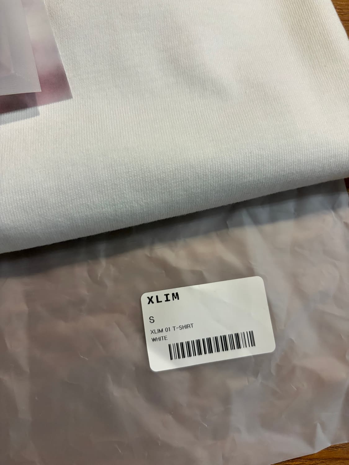 Xlim 시퀀스 01 T-SHIRT WHITE S 상품이미지3
